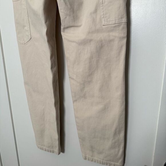 Wilfred Free Brennan Pants Sz 2 High Rise Utility Workwear Double Knee Carpenter - Picture 6 of 13